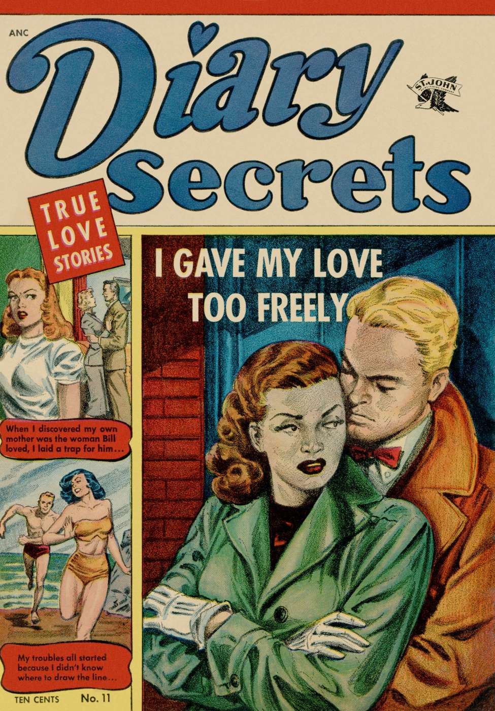 Comic Book Cover For Diary Secrets 11