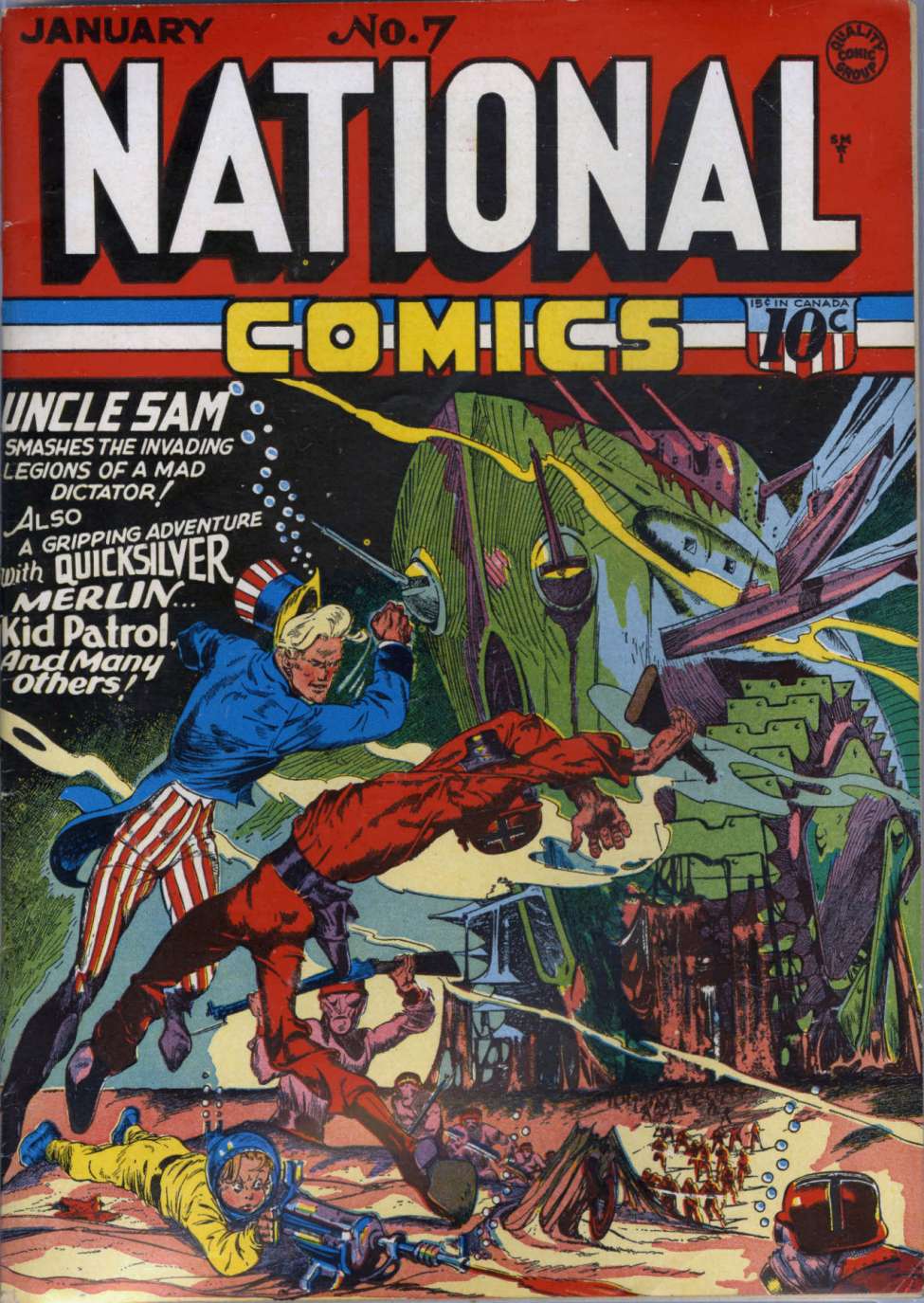 Book Cover For National Comics 7