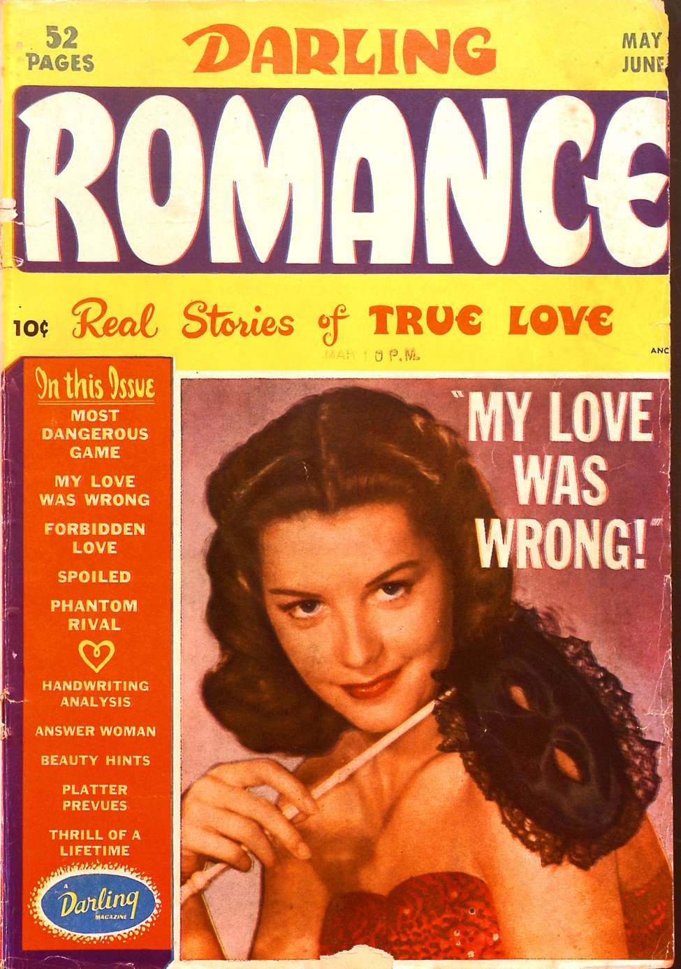 Comic Book Cover For Darling Romance 5