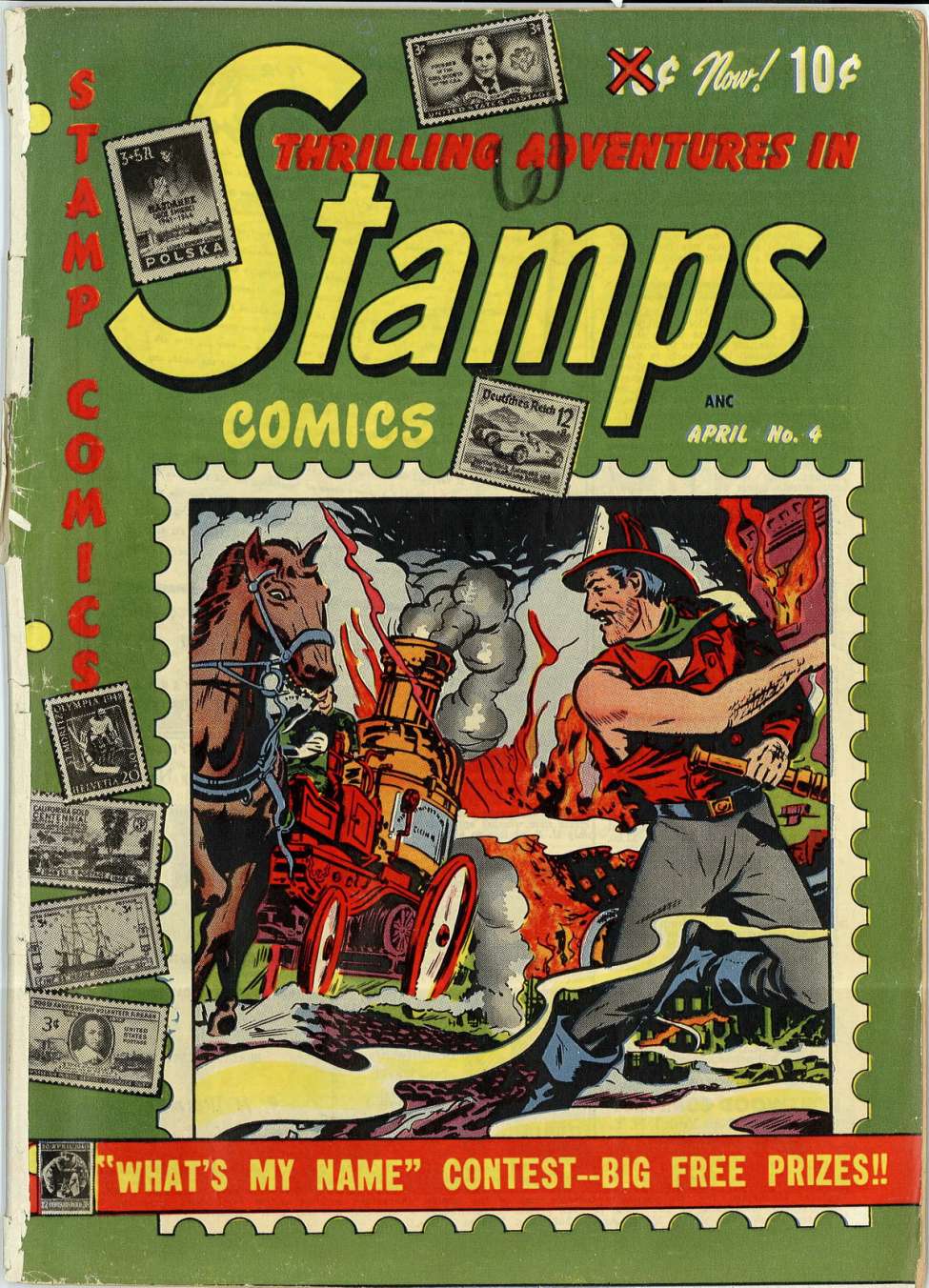 Comic Book Cover For Stamps Comics 4