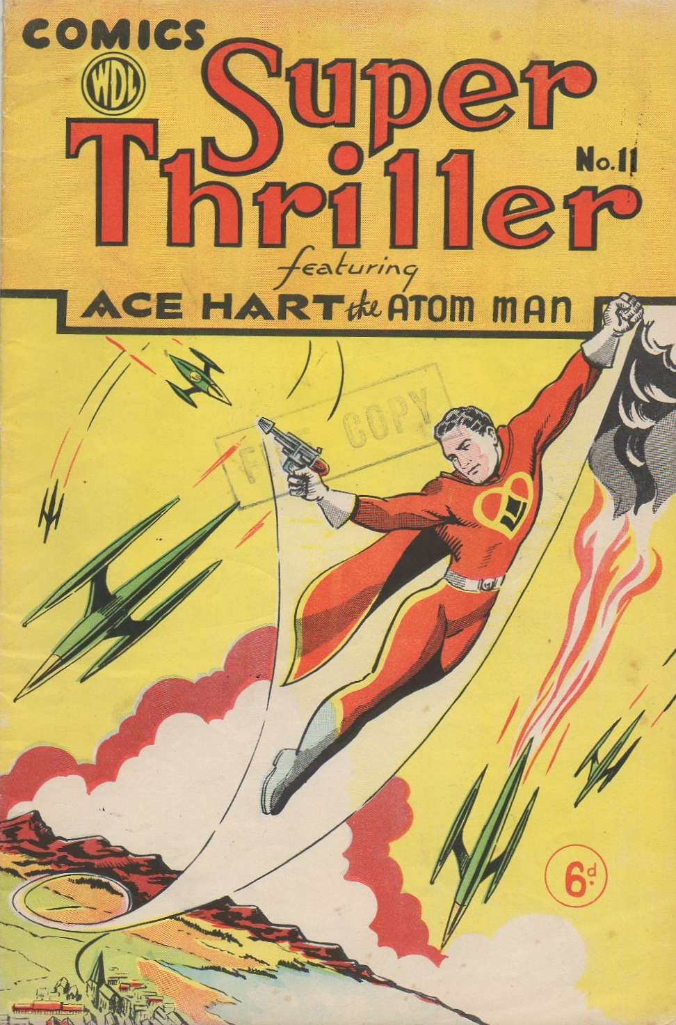 Comic Book Cover For Super Thriller Comic 11