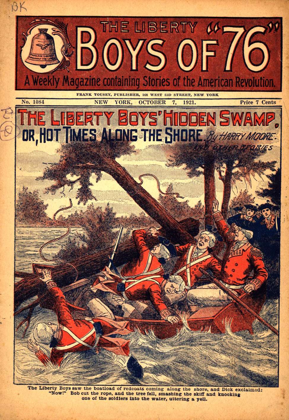 Book Cover For The Liberty Boys of 76 1084 - The Liberty Boys' Hidden Swamp