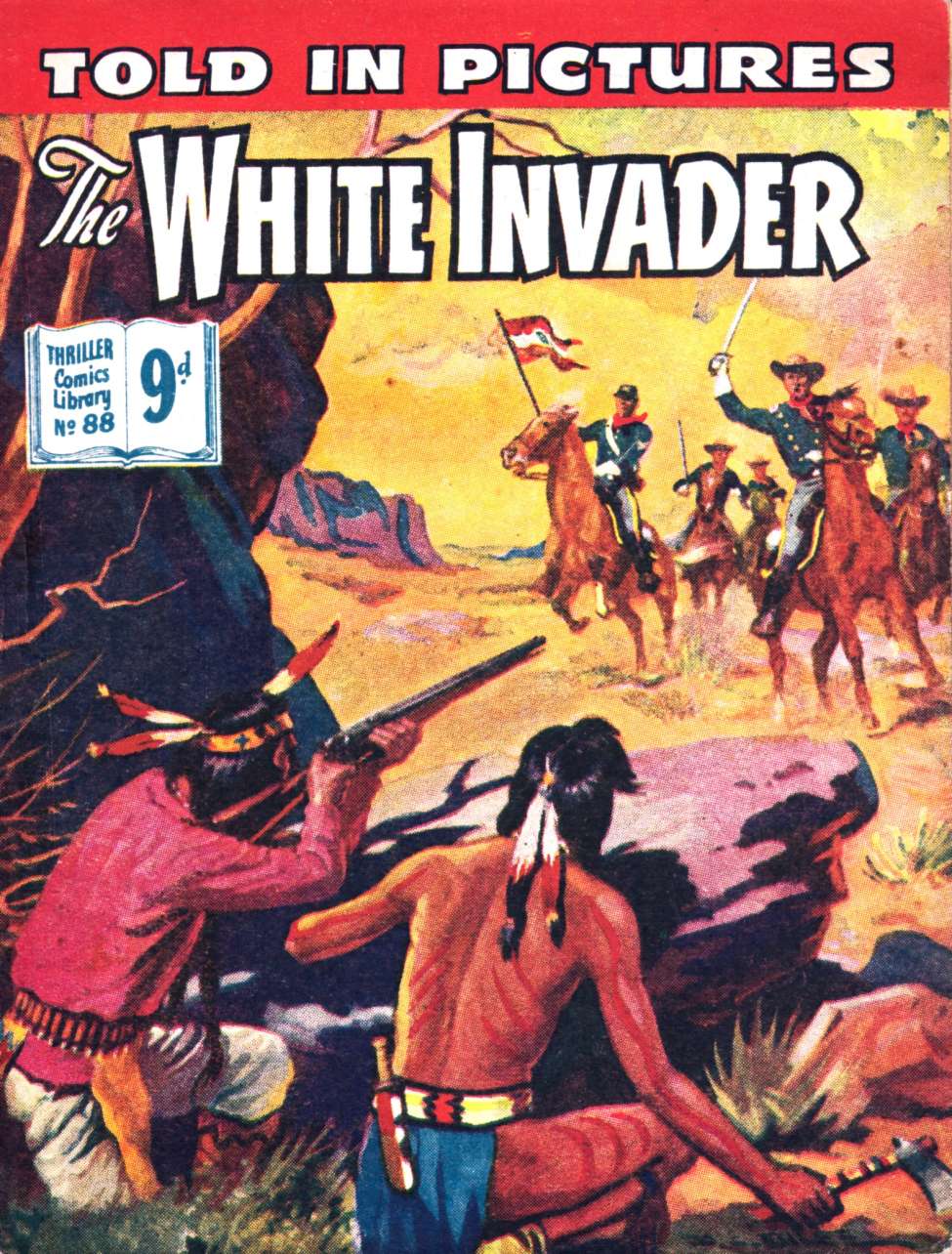 Book Cover For Thriller Comics Library 88 - The White Invader