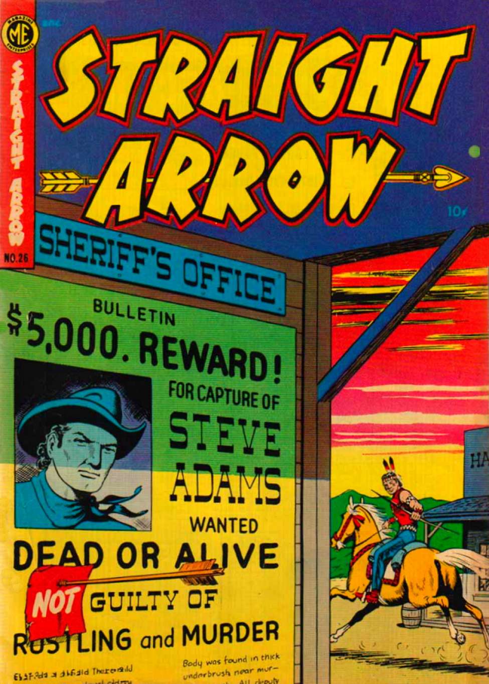 Comic Book Cover For Straight Arrow 26