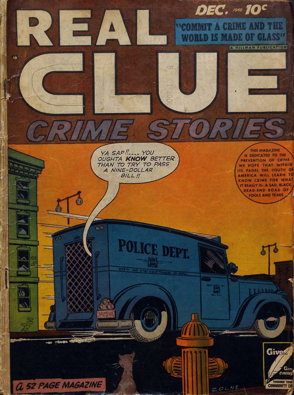 Book Cover For Real Clue Crime Stories v3 10