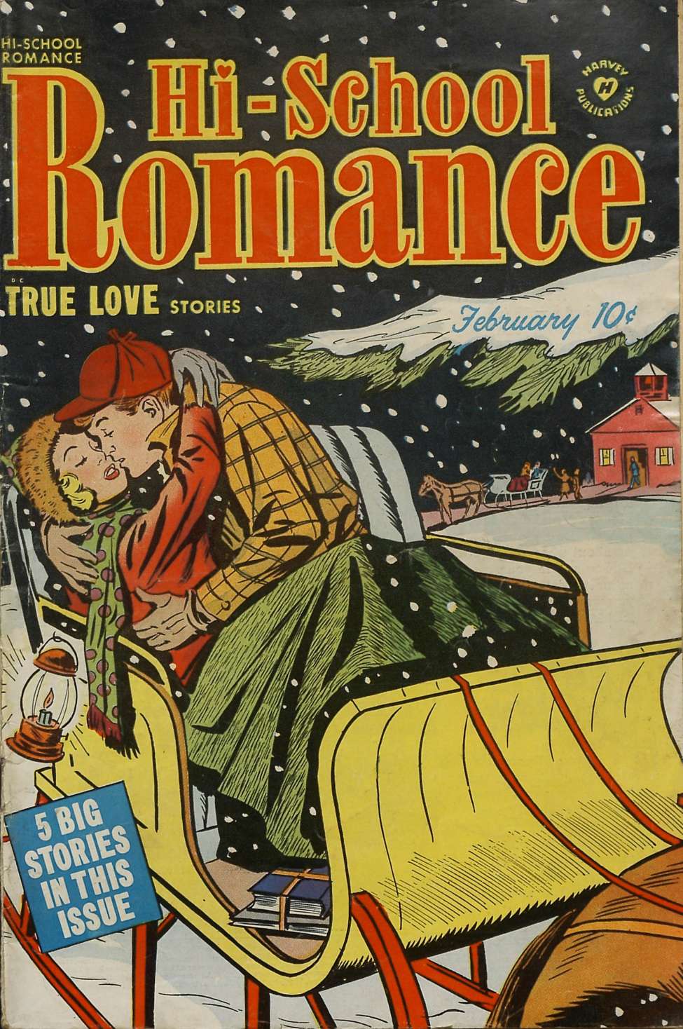 Comic Book Cover For Hi-School Romance 7