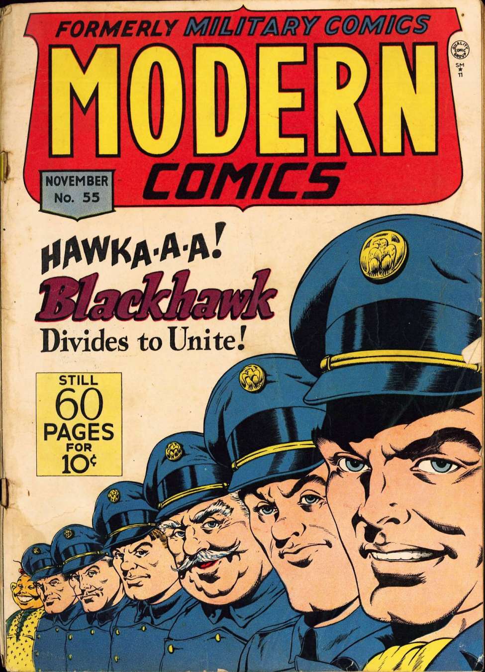 Comic Book Cover For Modern Comics 55