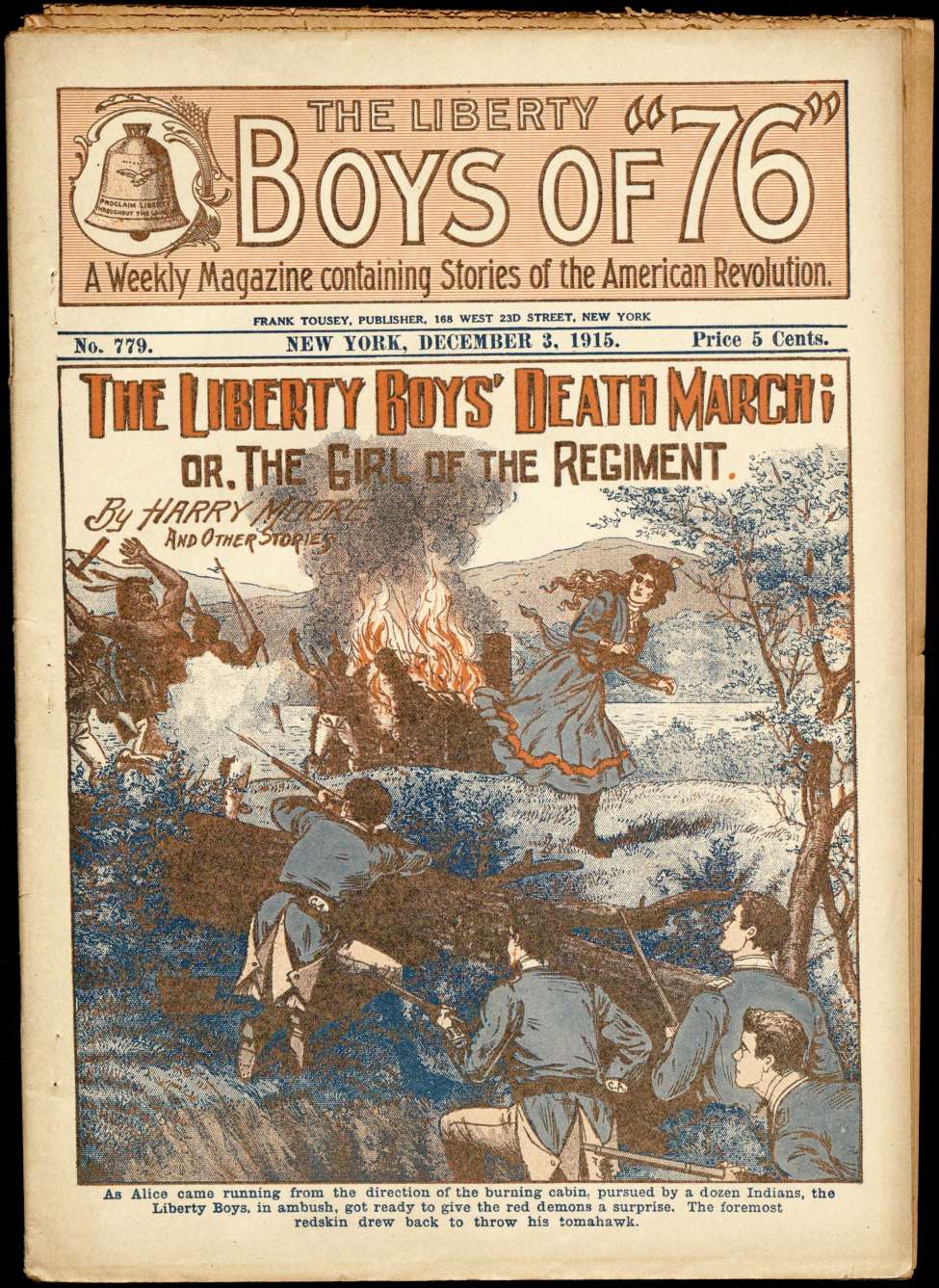 Book Cover For The Liberty Boys of 76 779 - The Liberty Boys' Death March