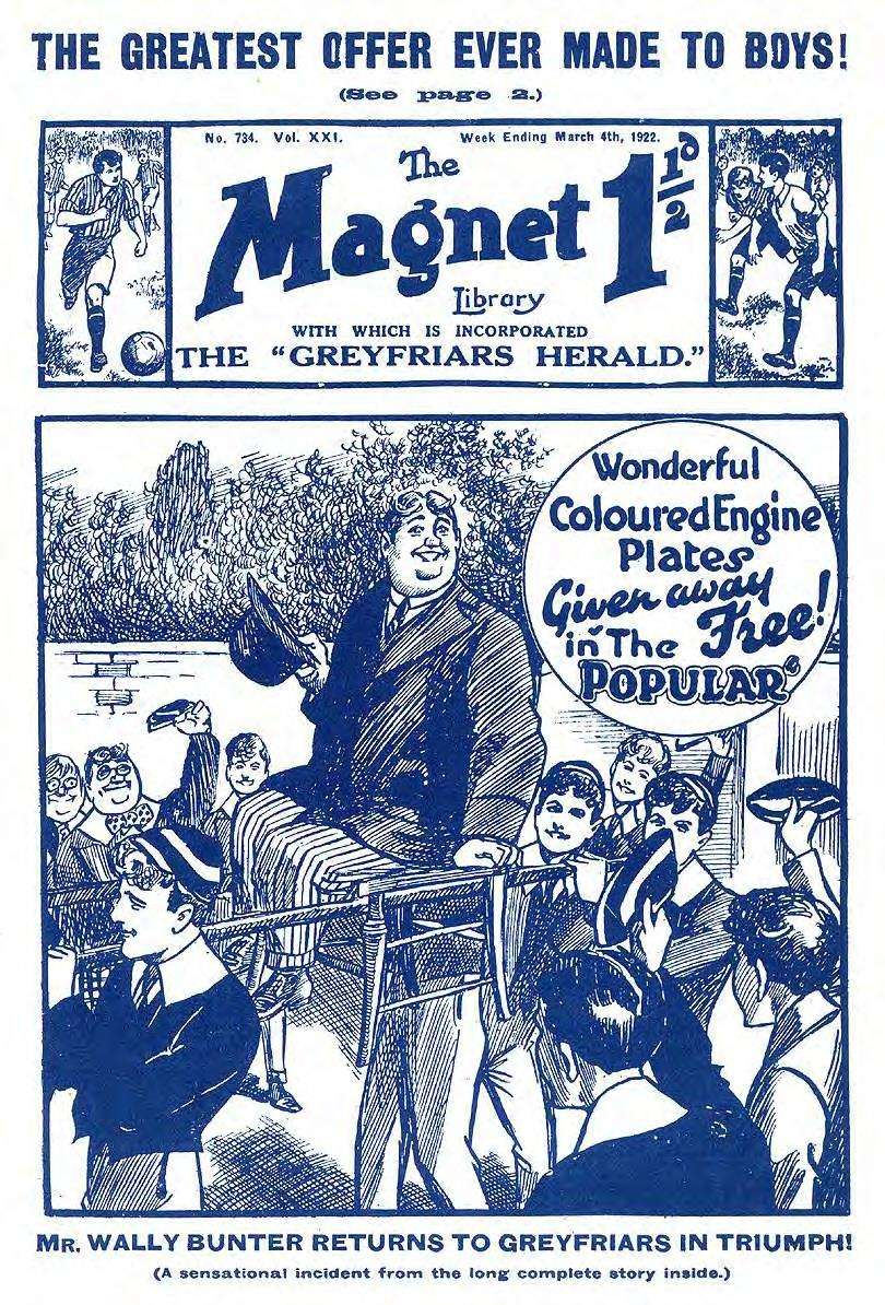 Book Cover For The Magnet 734 - A Form-Master's Fate!