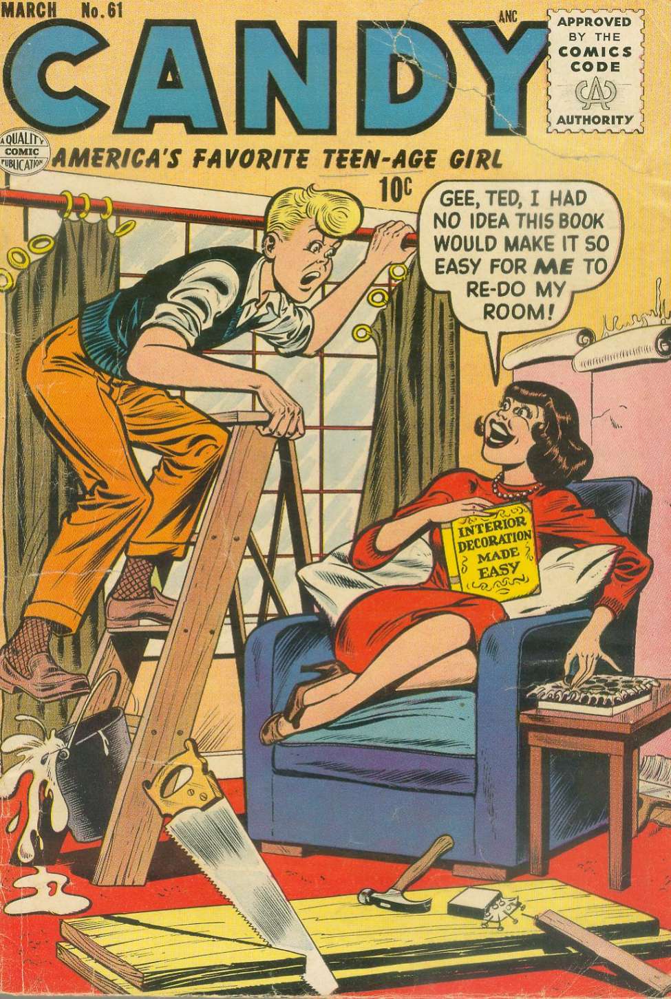 Comic Book Cover For Candy 61