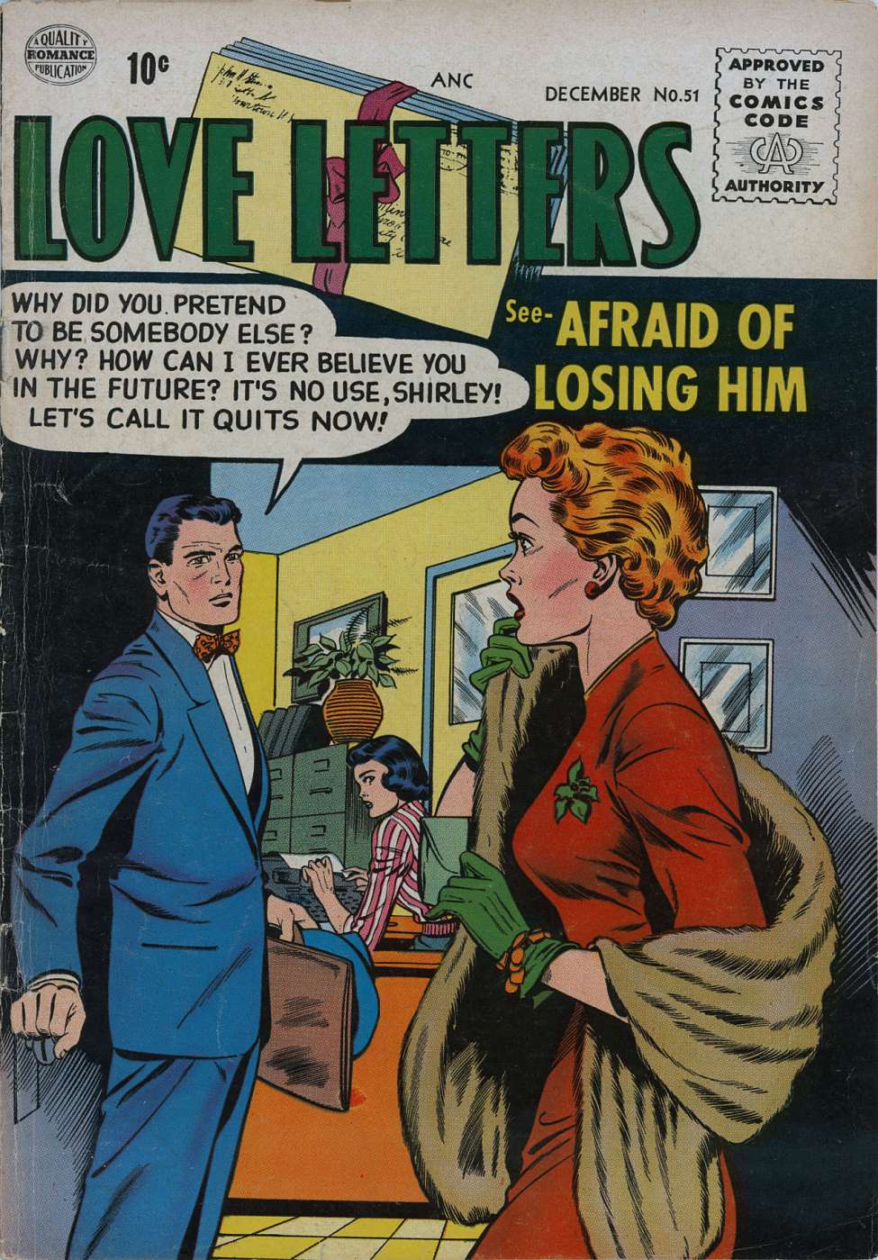 Comic Book Cover For Love Letters 51