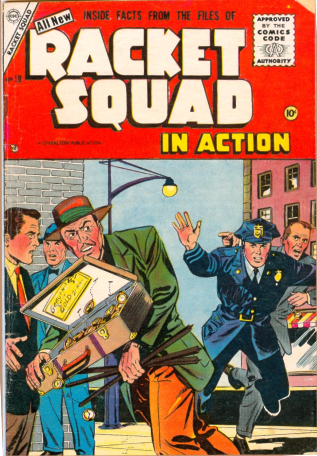 Comic Book Cover For Racket Squad in Action 19