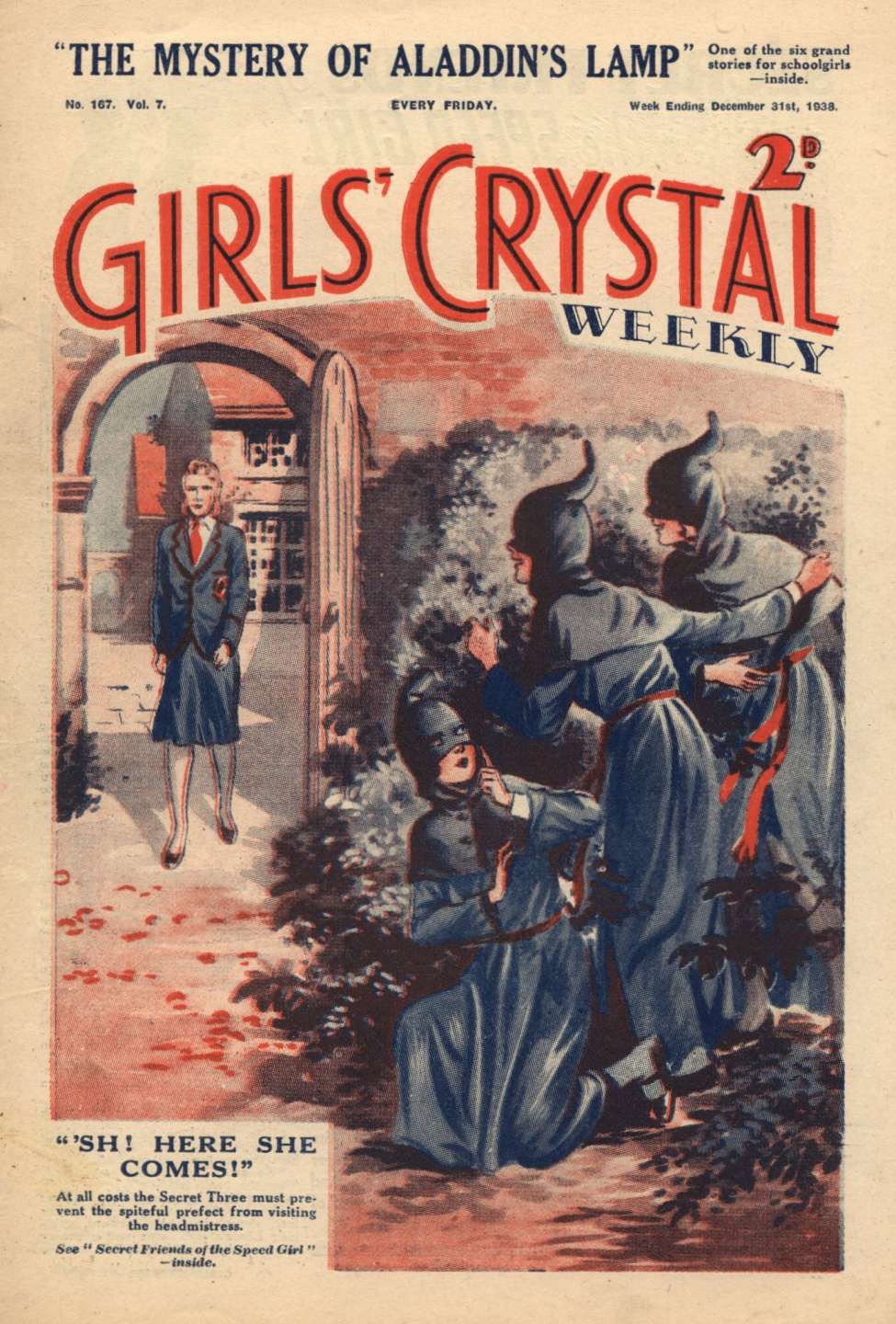Comic Book Cover For Girls' Crystal 167 - The Mystery of Aladdin's Lamp