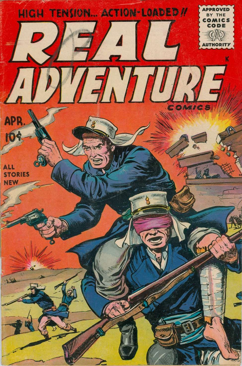 Comic Book Cover For Real Adventure 1