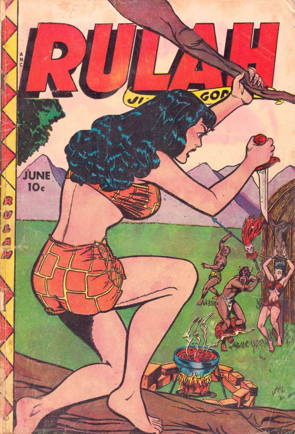 Comic Book Cover For Rulah Jungle Goddess 27