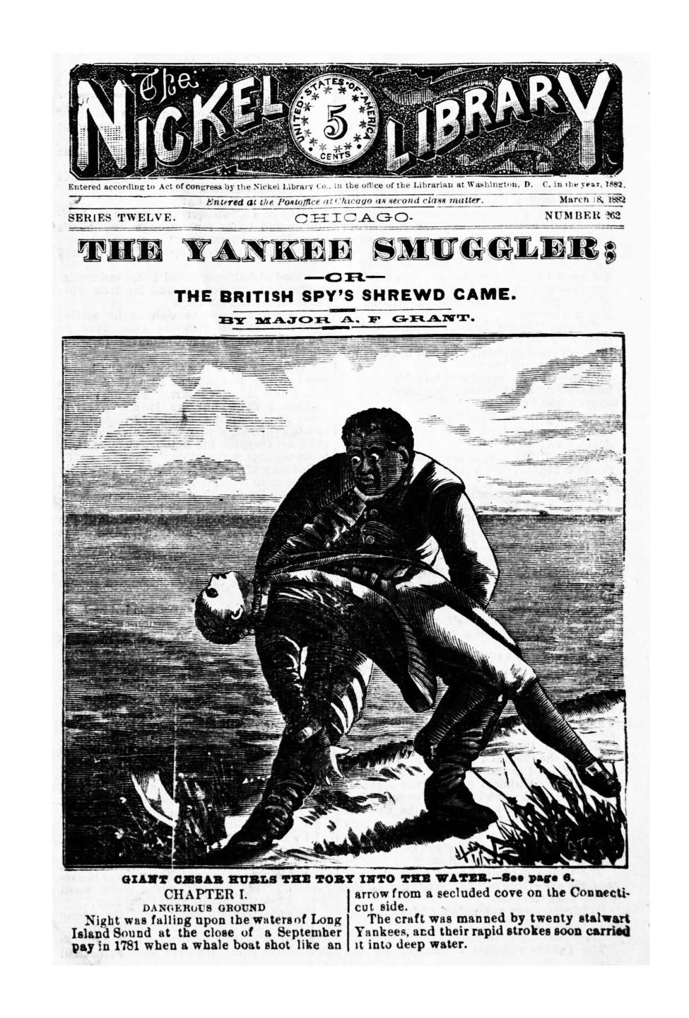 Book Cover For The Nickel Library v12 262 - The Yankee Smuggler