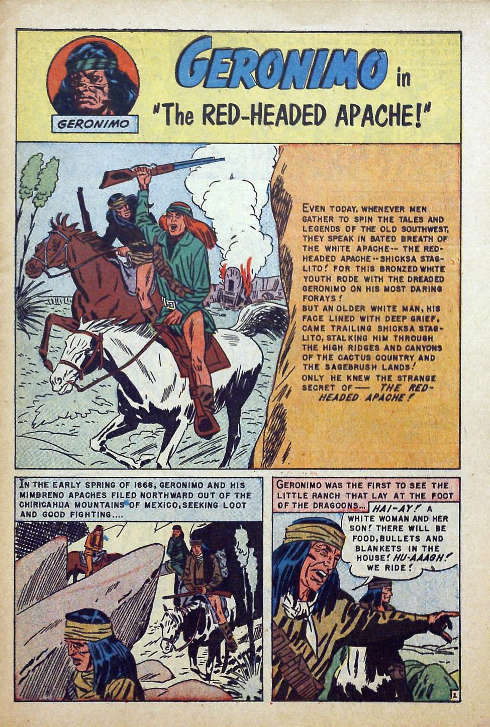 Comic Book Cover For Fighting Indians of the Wild West! #2