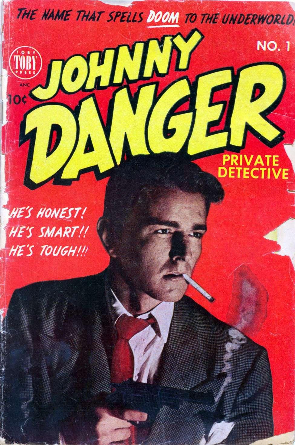 Comic Book Cover For Johnny Danger 1