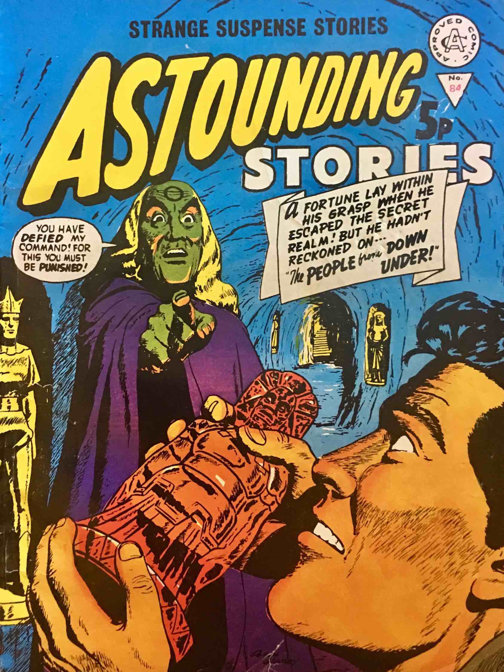 Book Cover For Astounding Stories 84