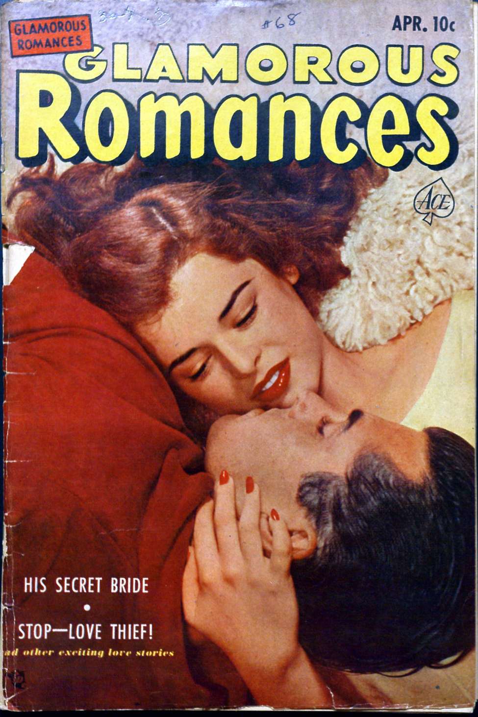 Comic Book Cover For Glamorous Romances 68