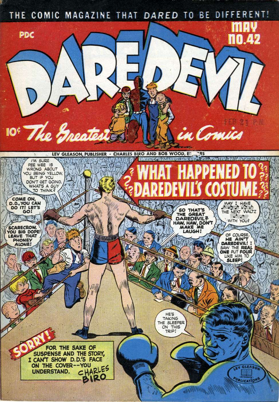 Book Cover For Daredevil Comics 42