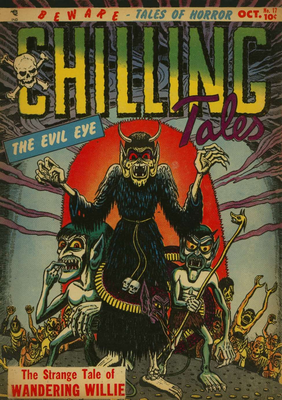 Comic Book Cover For Chilling Tales 17