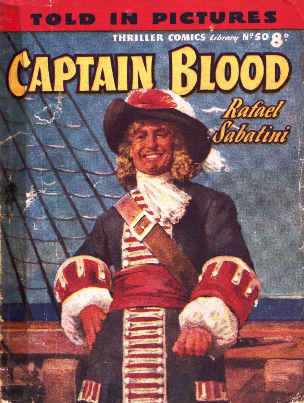 Book Cover For Thriller Comics Library 50 - Captain Blood