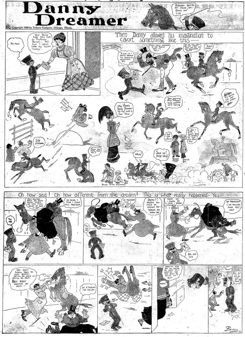 Comic Book Cover For Danny Dreamer 1908