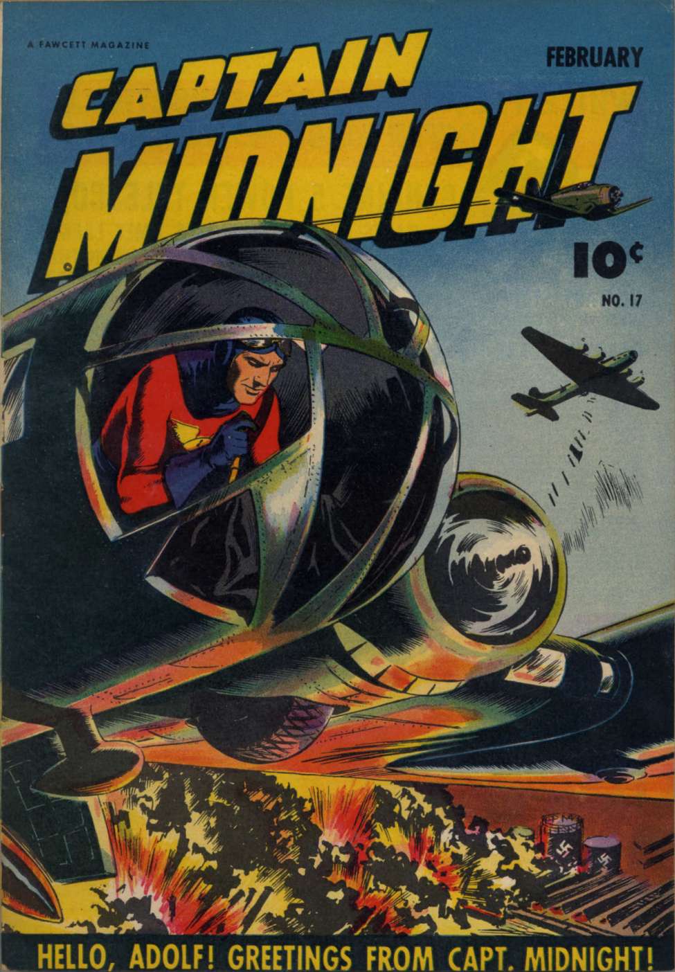 Comic Book Cover For Captain Midnight 17