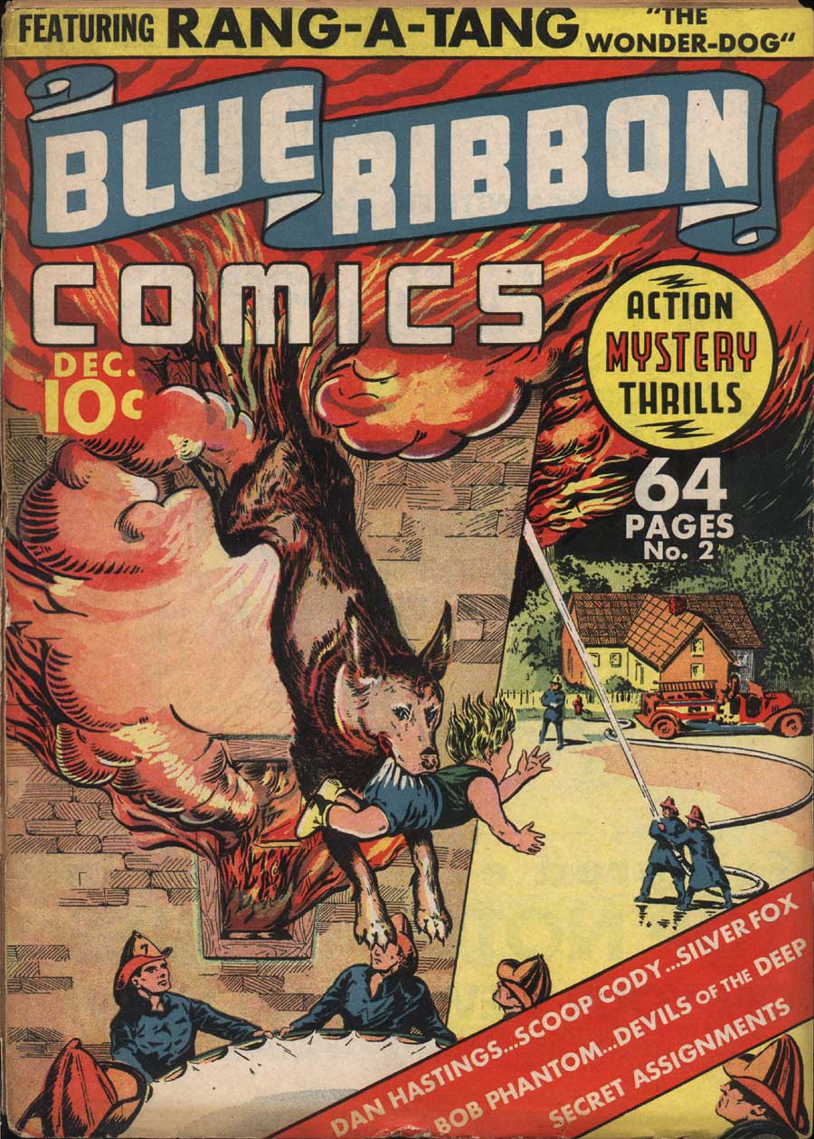 Comic Book Cover For Blue Ribbon Comics 2
