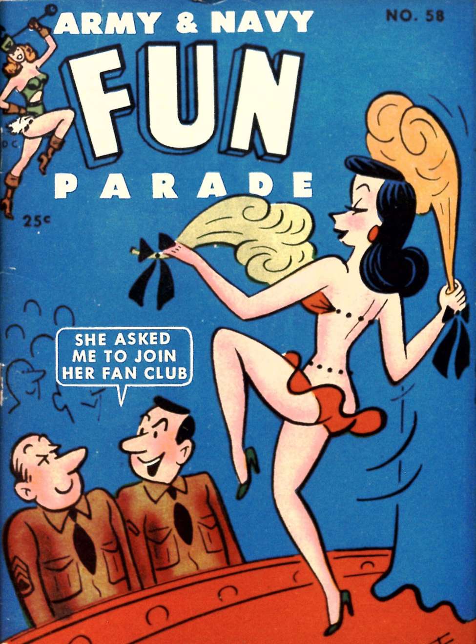 Book Cover For Army & Navy Fun Parade 58
