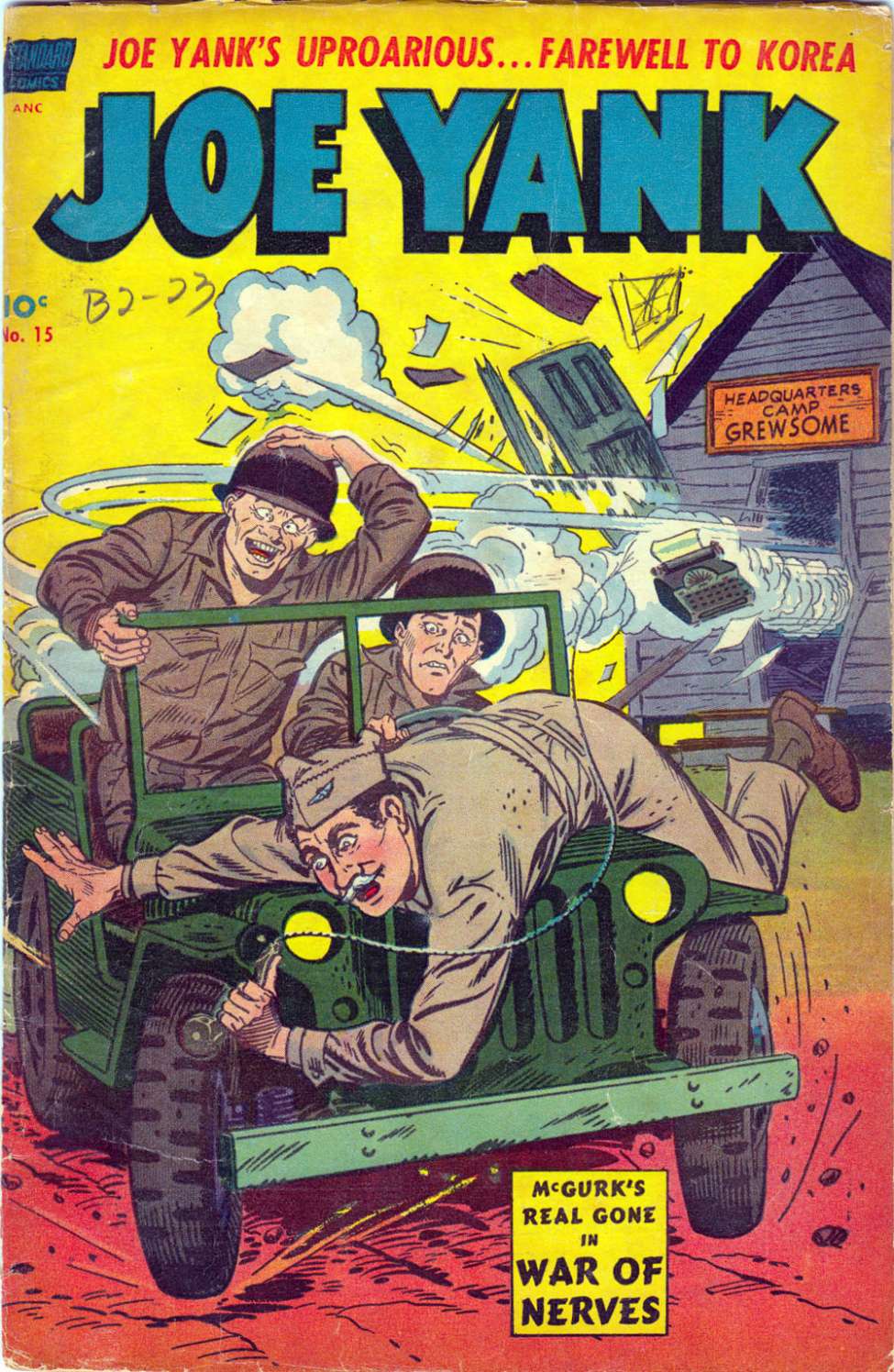 Comic Book Cover For Joe Yank 15