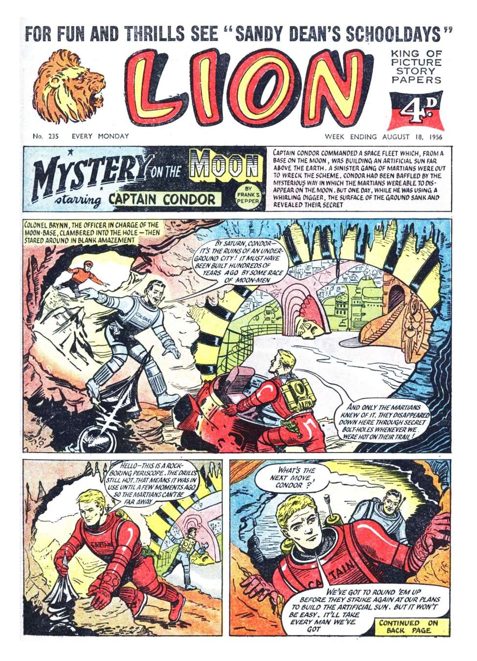 Comic Book Cover For Lion 235