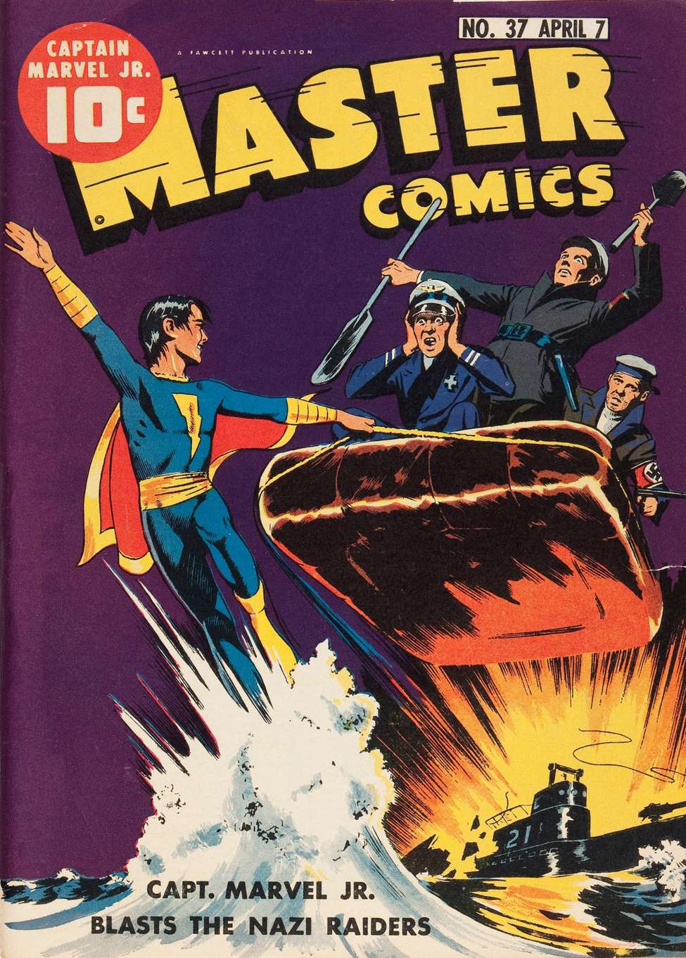 Book Cover For Master Comics 37 - Version 1
