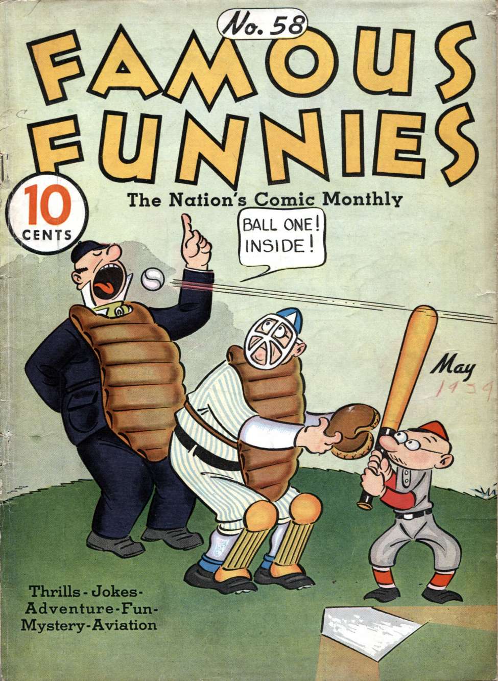 Comic Book Cover For Famous Funnies 58