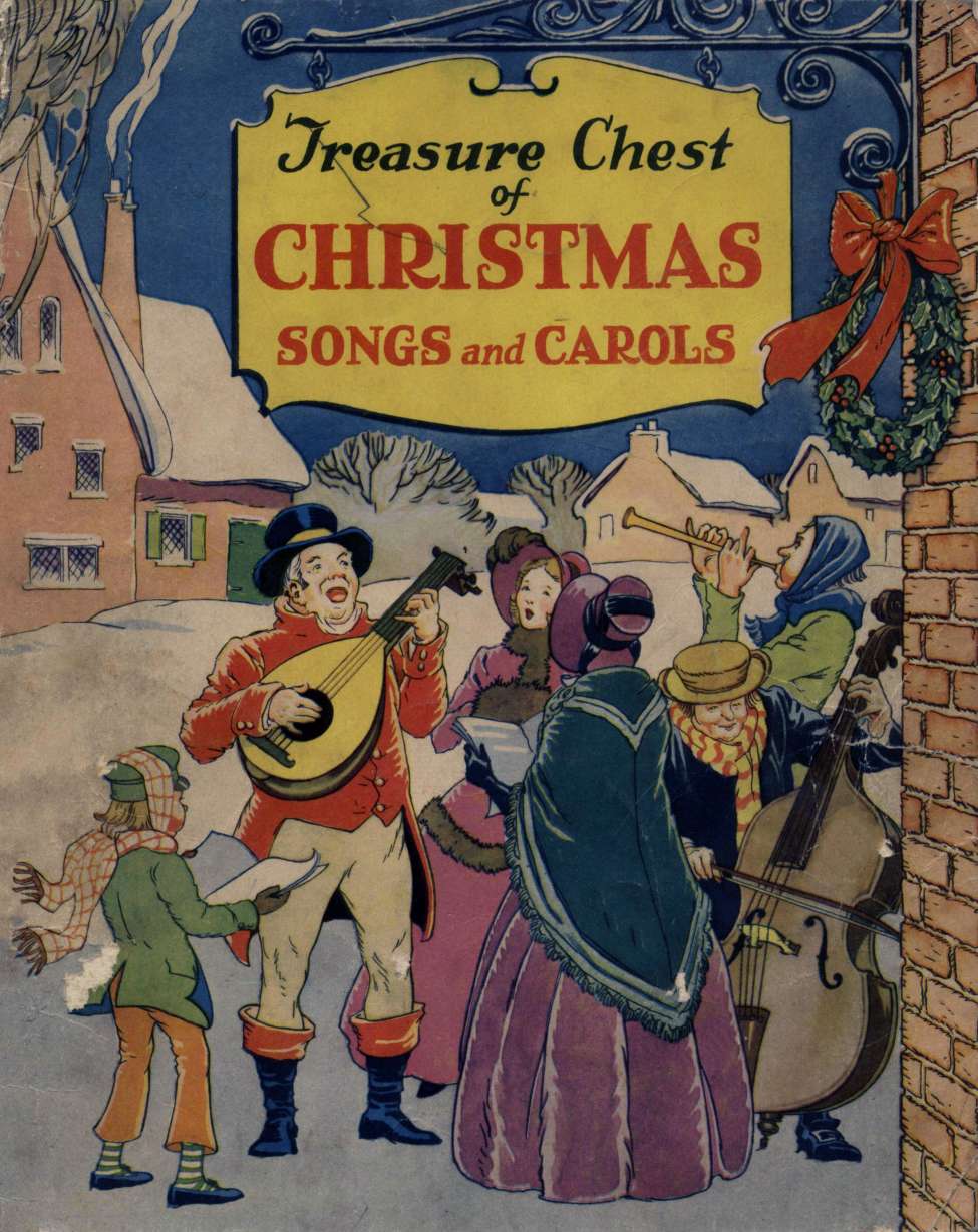 Book Cover For Treasure Chest of Christmas Songs and Carols