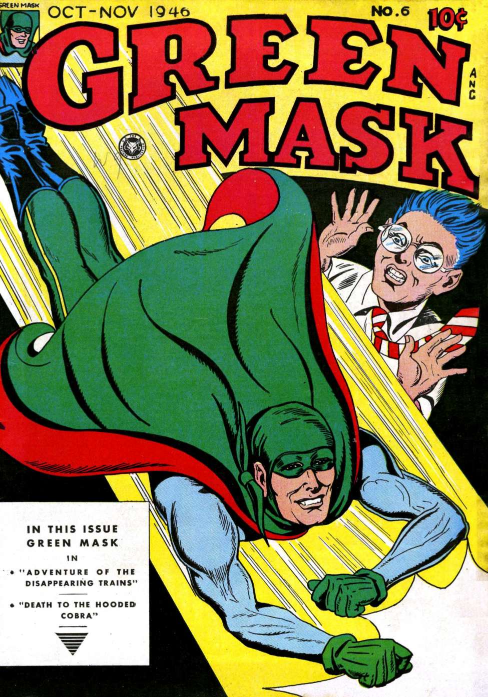 Book Cover For The Green Mask v2 6