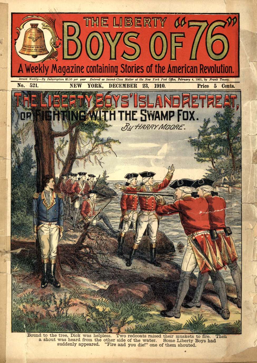 Book Cover For The Liberty Boys of 76 521 - The Liberty Boys' Island Retreat
