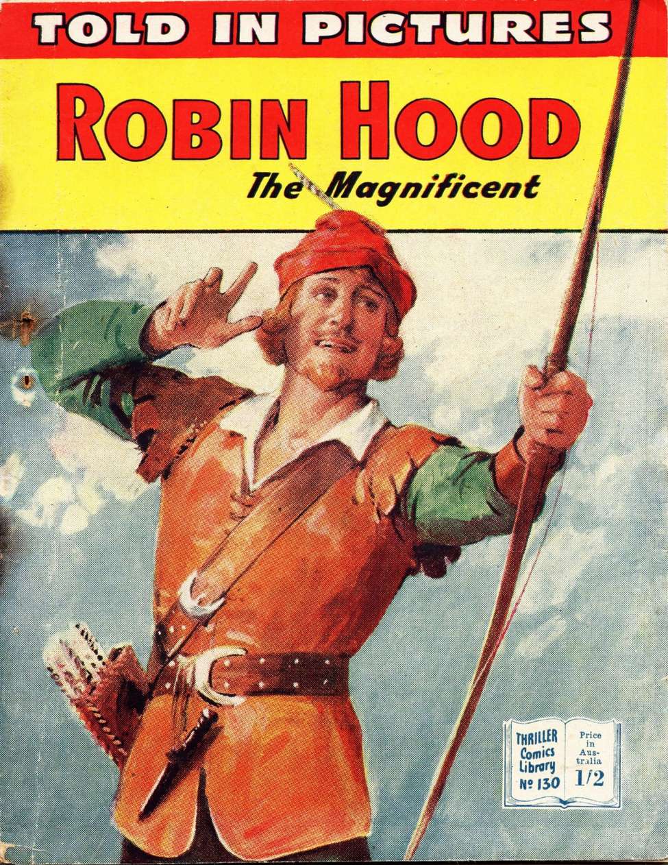 Comic Book Cover For Thriller Comics Library 130 - Robin Hood the Magnificent