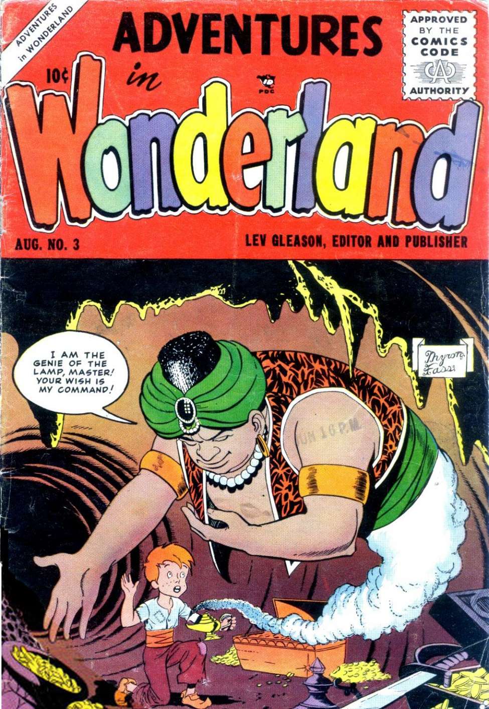 Comic Book Cover For Adventures in Wonderland 3