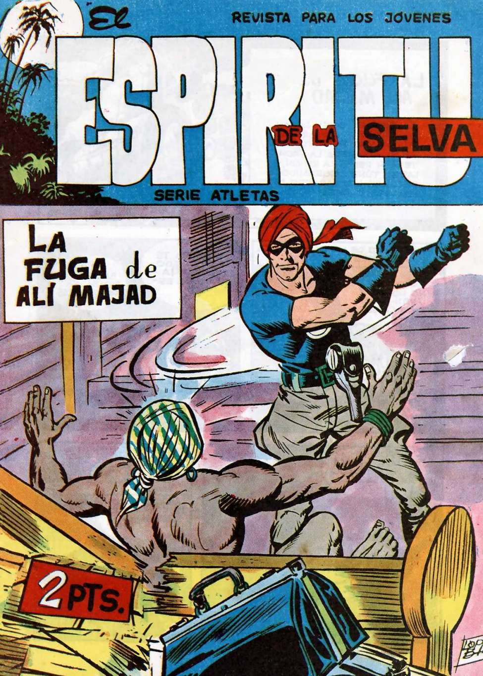Comic Book Cover For El Espiritu De La Selva 54 - La Fuga De Alí Majad