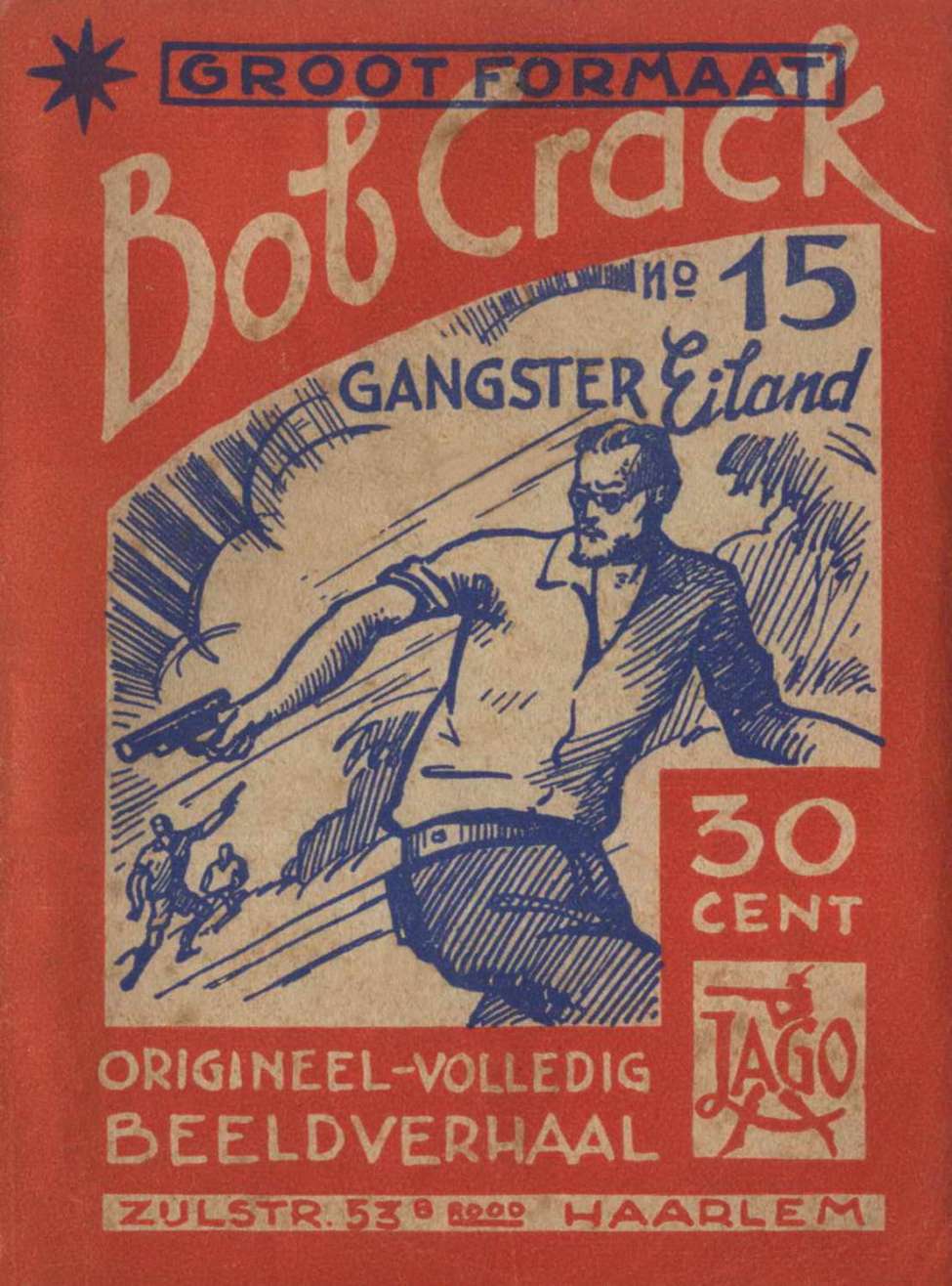 Book Cover For Bob Crack 15 Gangster eiland
