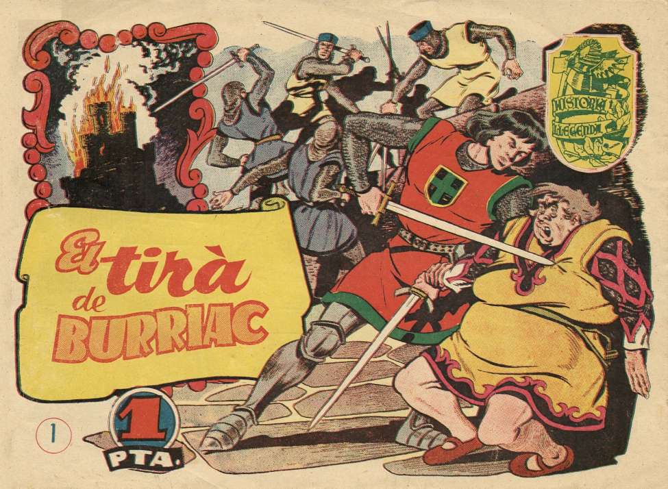Comic Book Cover For Història i llegenda 1 - El tirà de Burriac