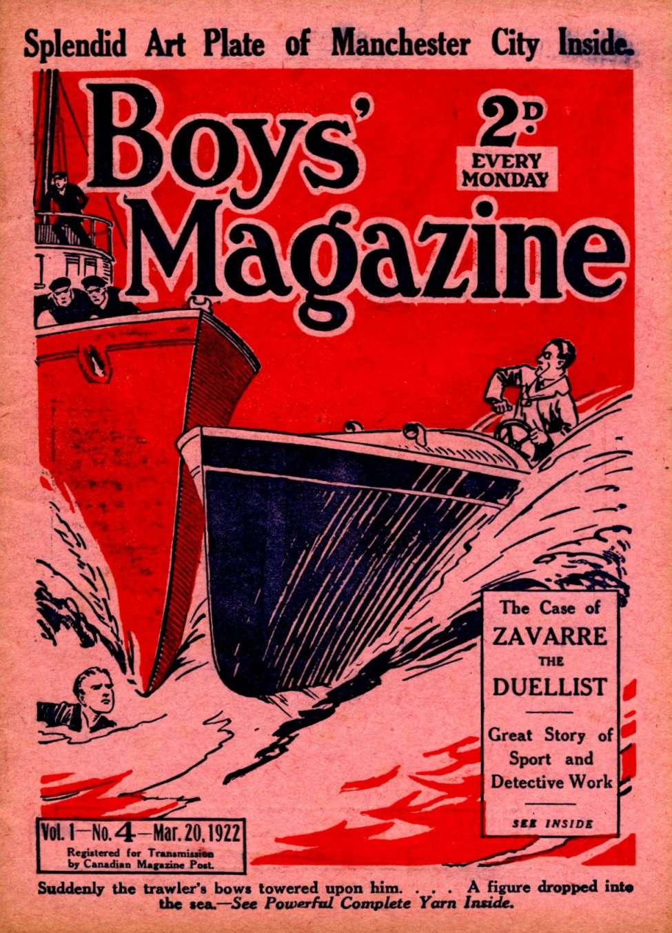 Comic Book Cover For Boys' Magazine 4