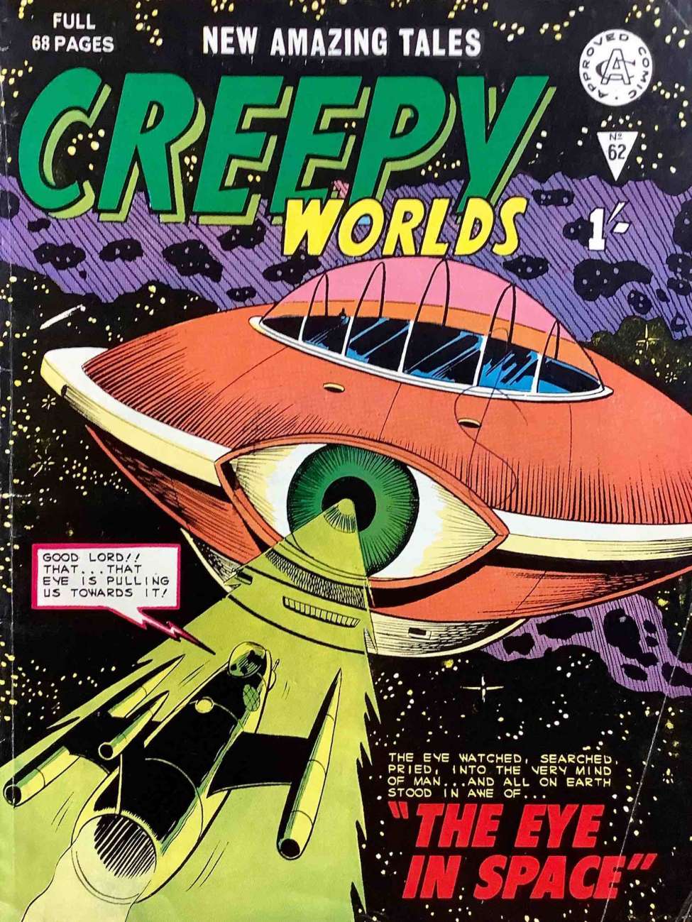 Book Cover For Creepy Worlds 62