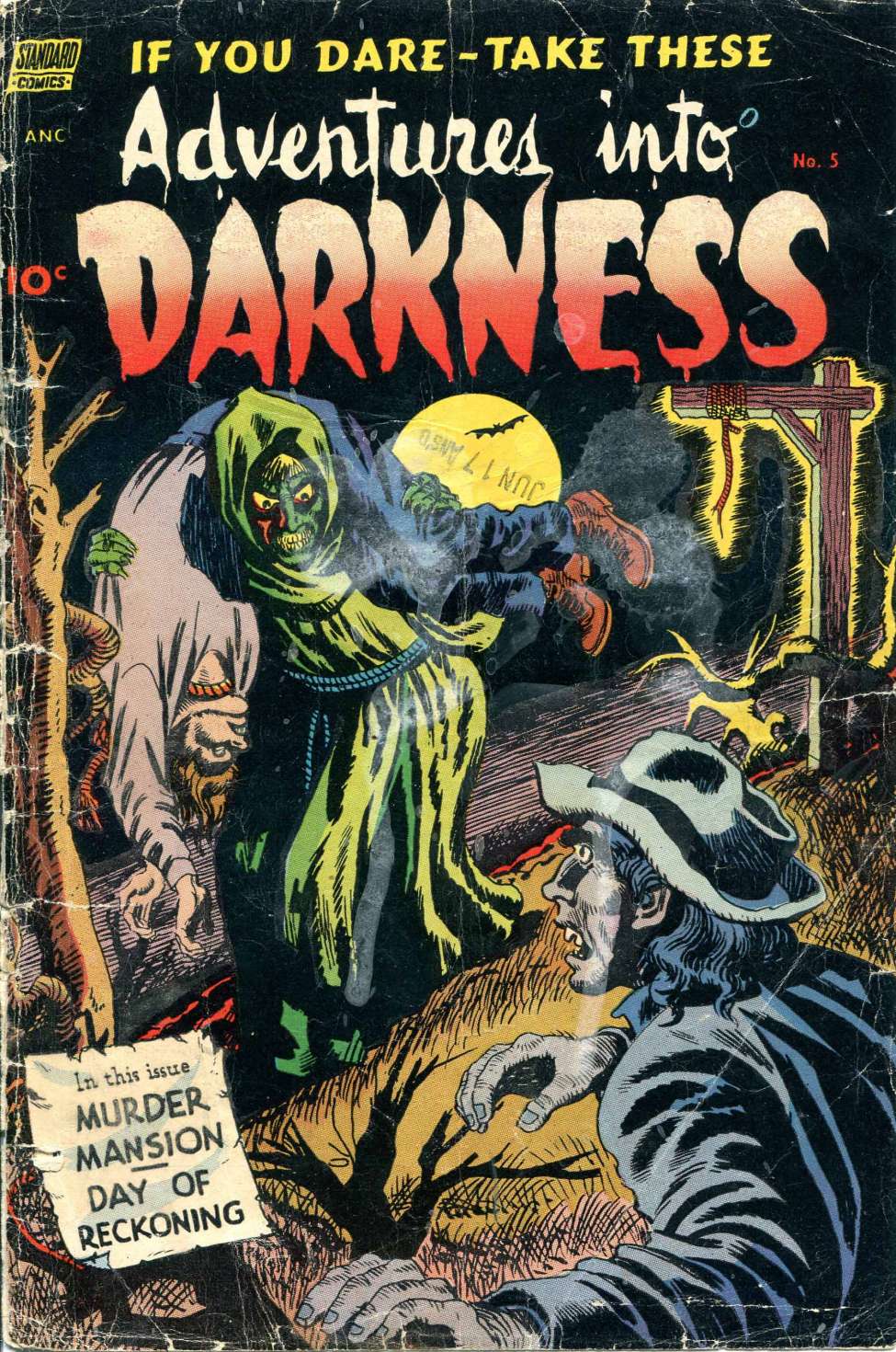 Comic Book Cover For Adventures into Darkness 5