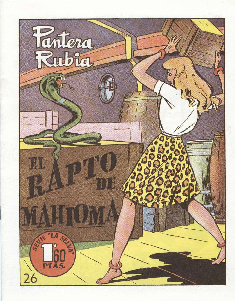 Comic Book Cover For Pantera Rubia 19 - El Rapto De Mahioma