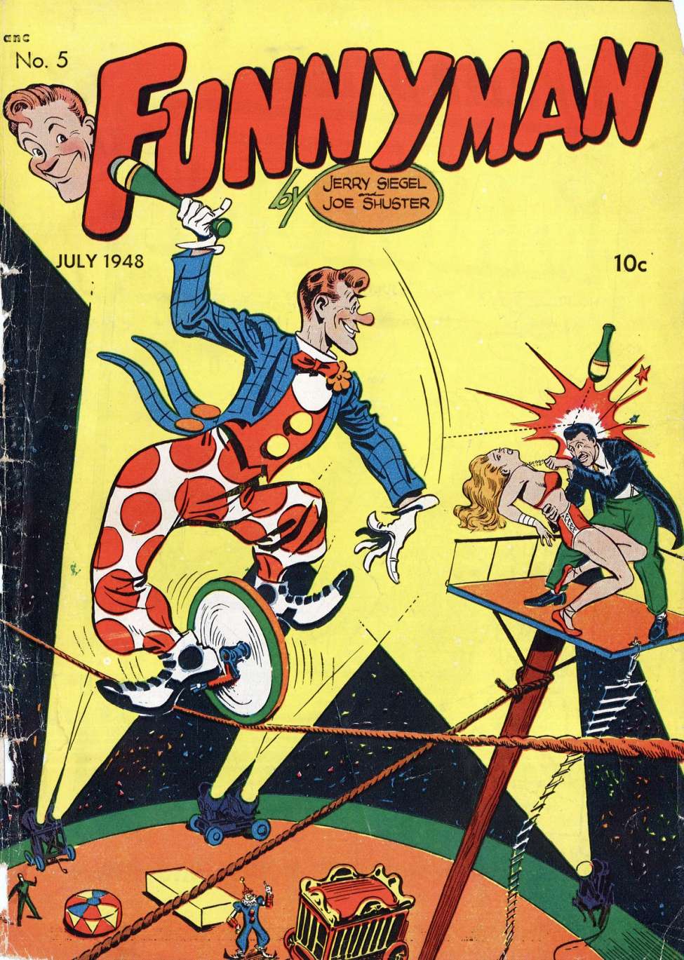 Comic Book Cover For Funnyman 5