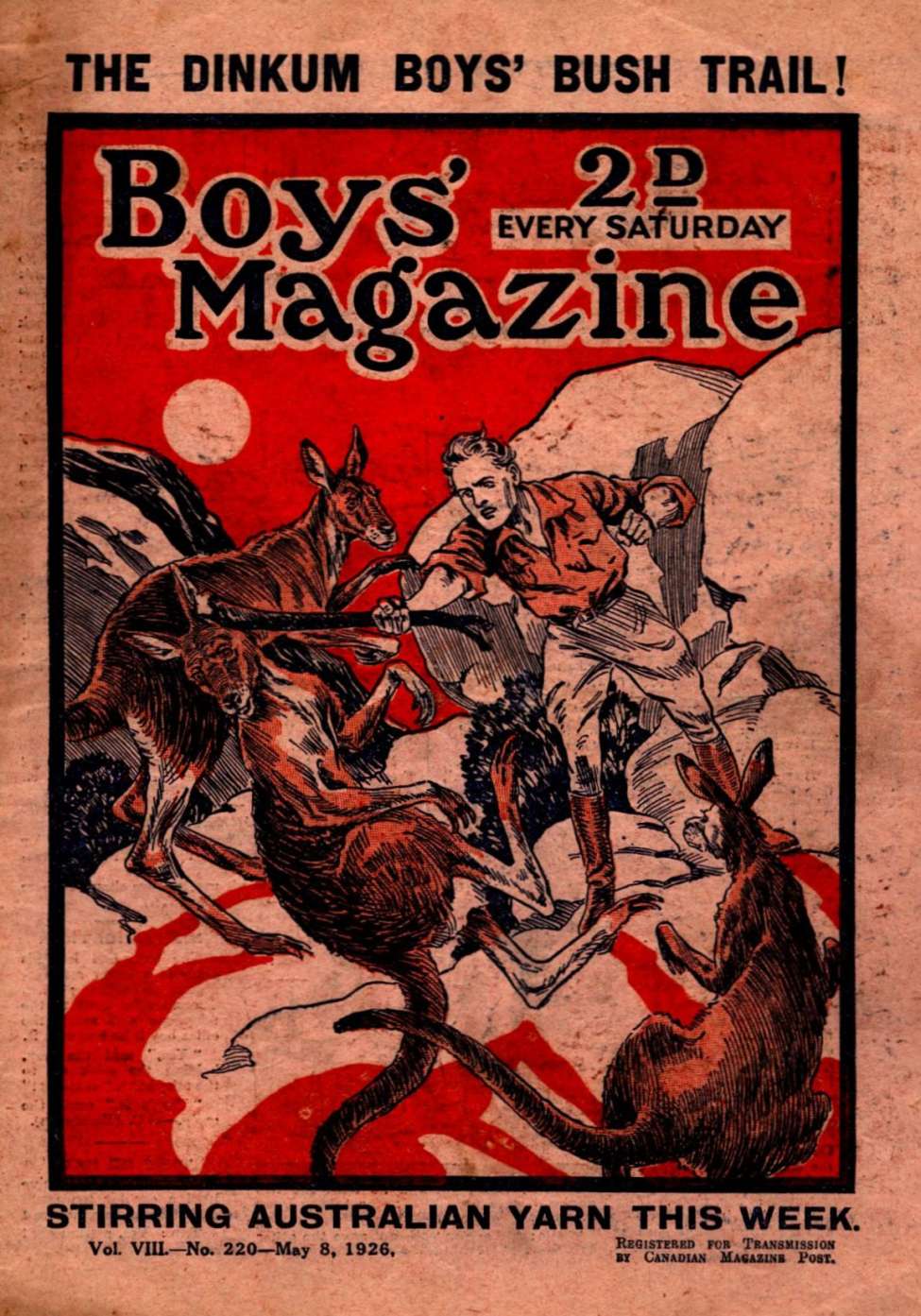 Book Cover For Boys' Magazine 220