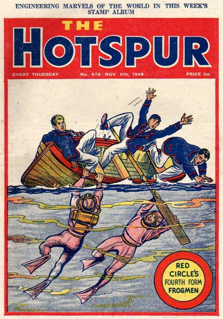 Comic Book Cover For The Hotspur 678